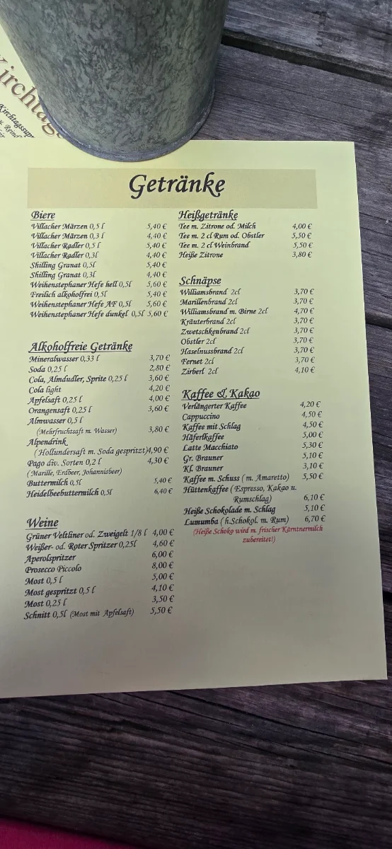 Speisekarte photo 4