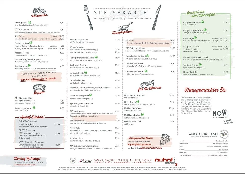 Speisekarte photo 1