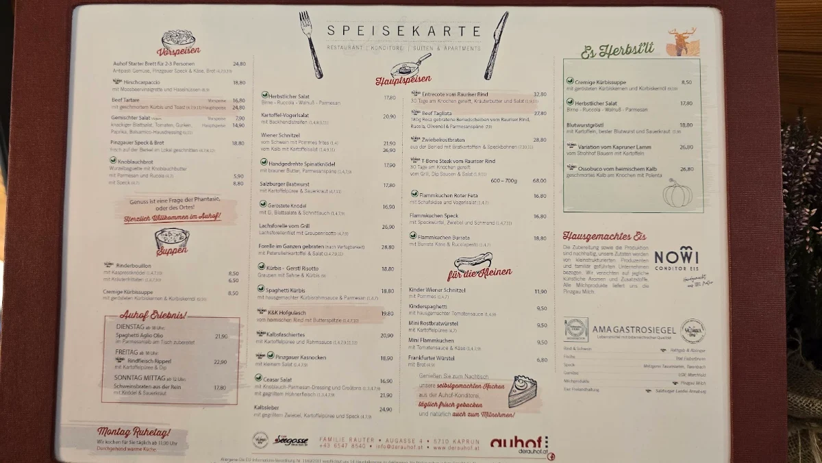 Speisekarte photo 2