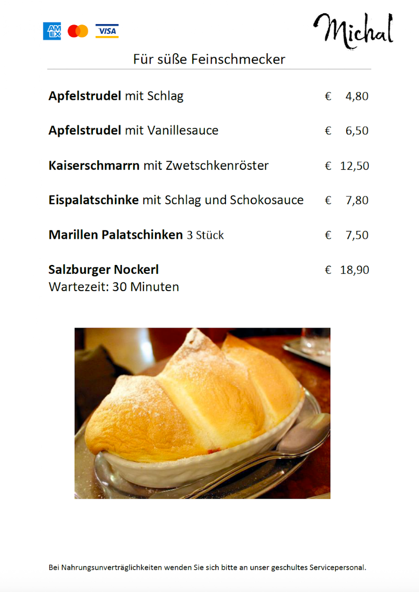 Speisekarte photo 6