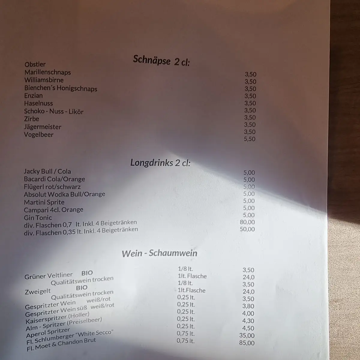 Speisekarte photo 7