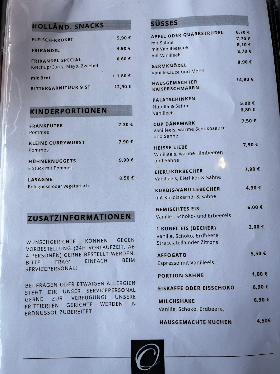 Speisekarte photo 1