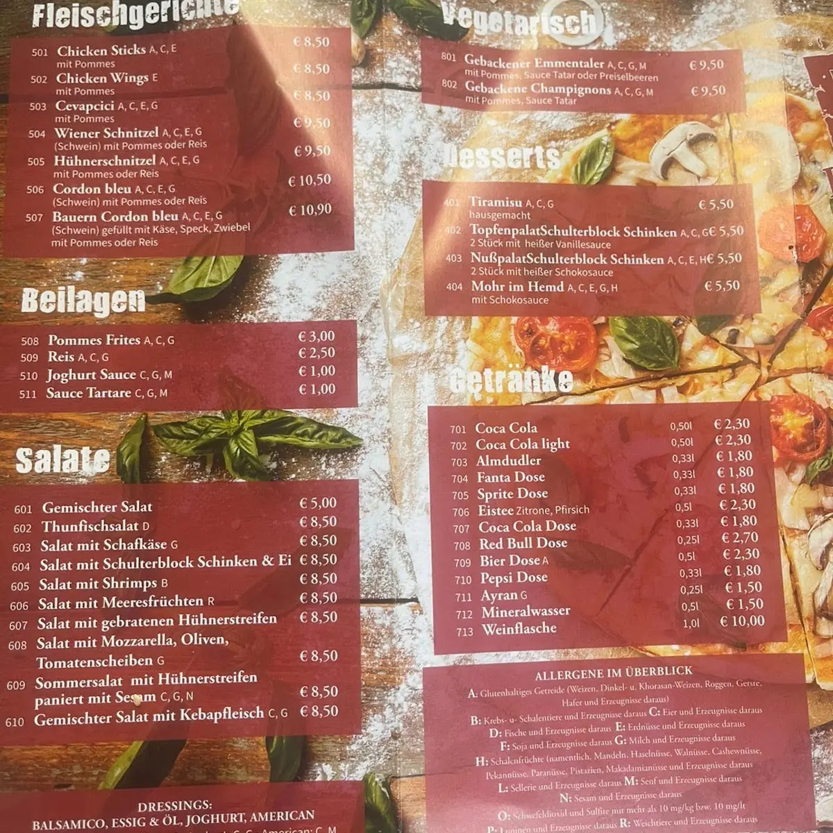 Speisekarte photo 1
