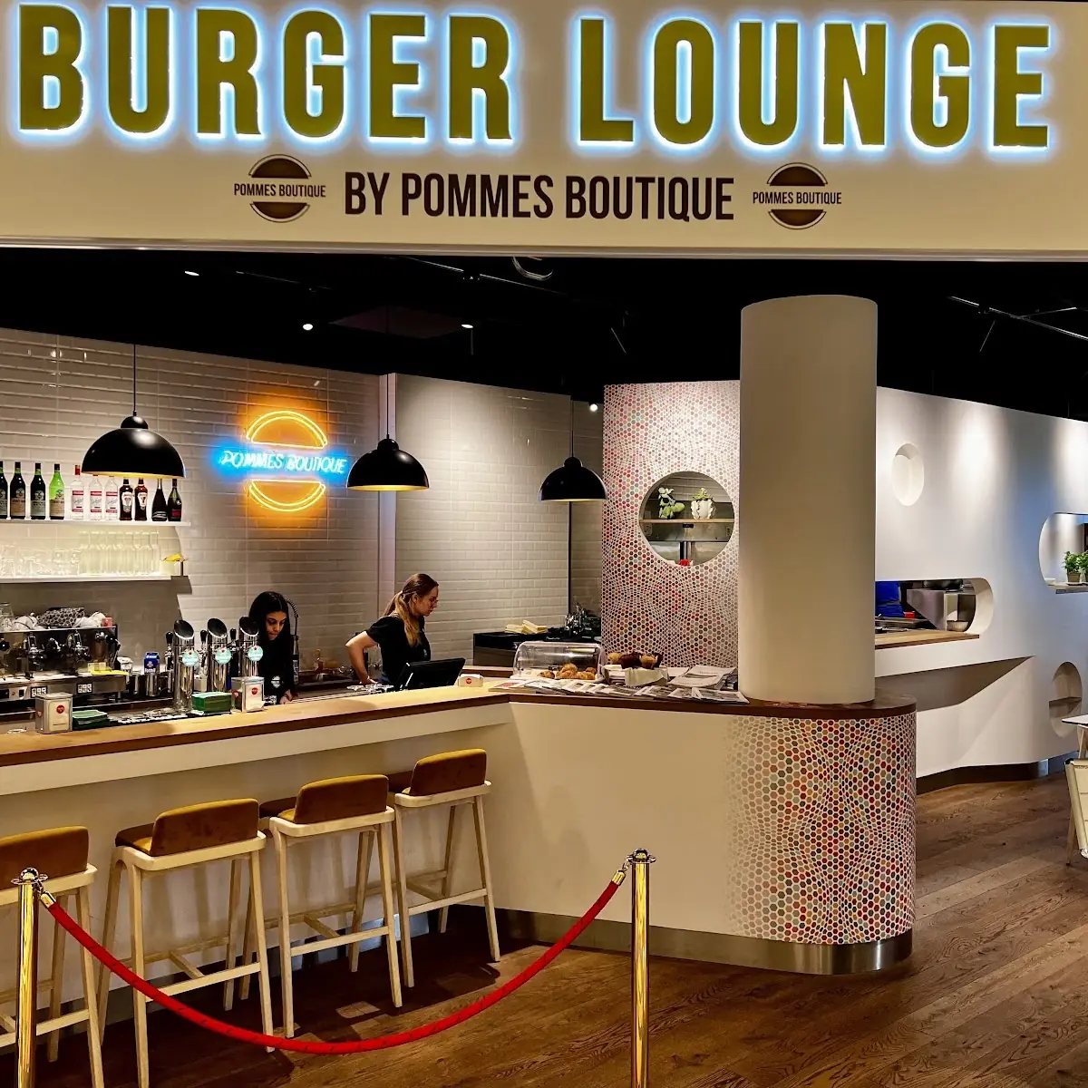 Atmosphäre, Burger Lounge