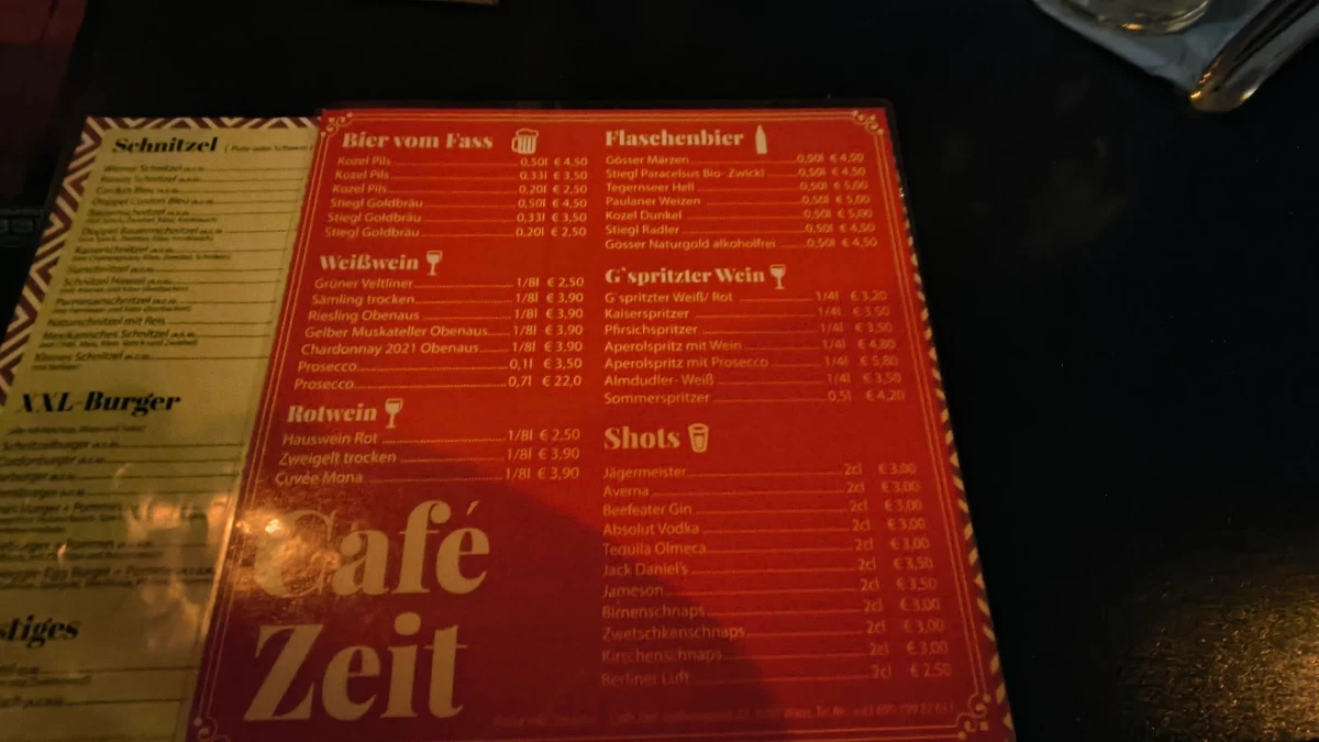 Speisekarte photo 2