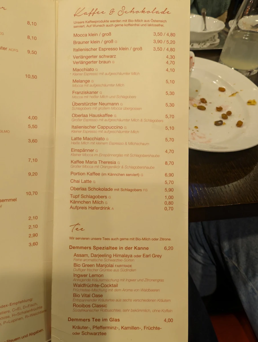 Speisekarte photo 9