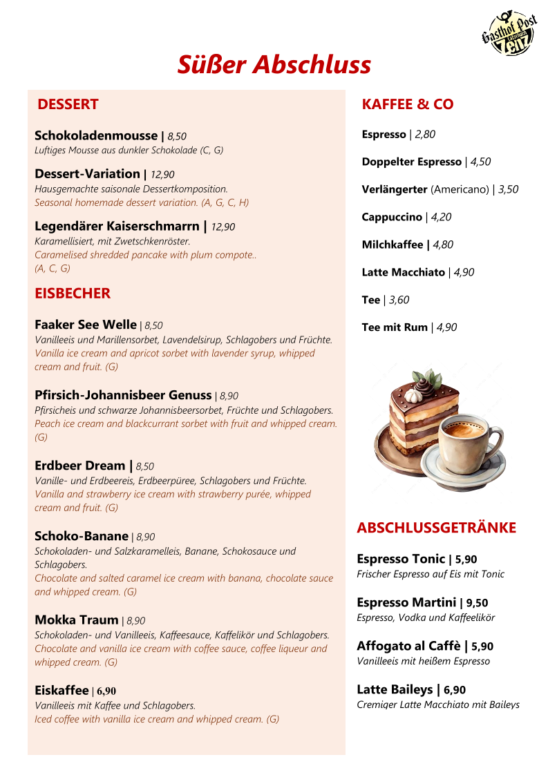 Speisekarte photo 3