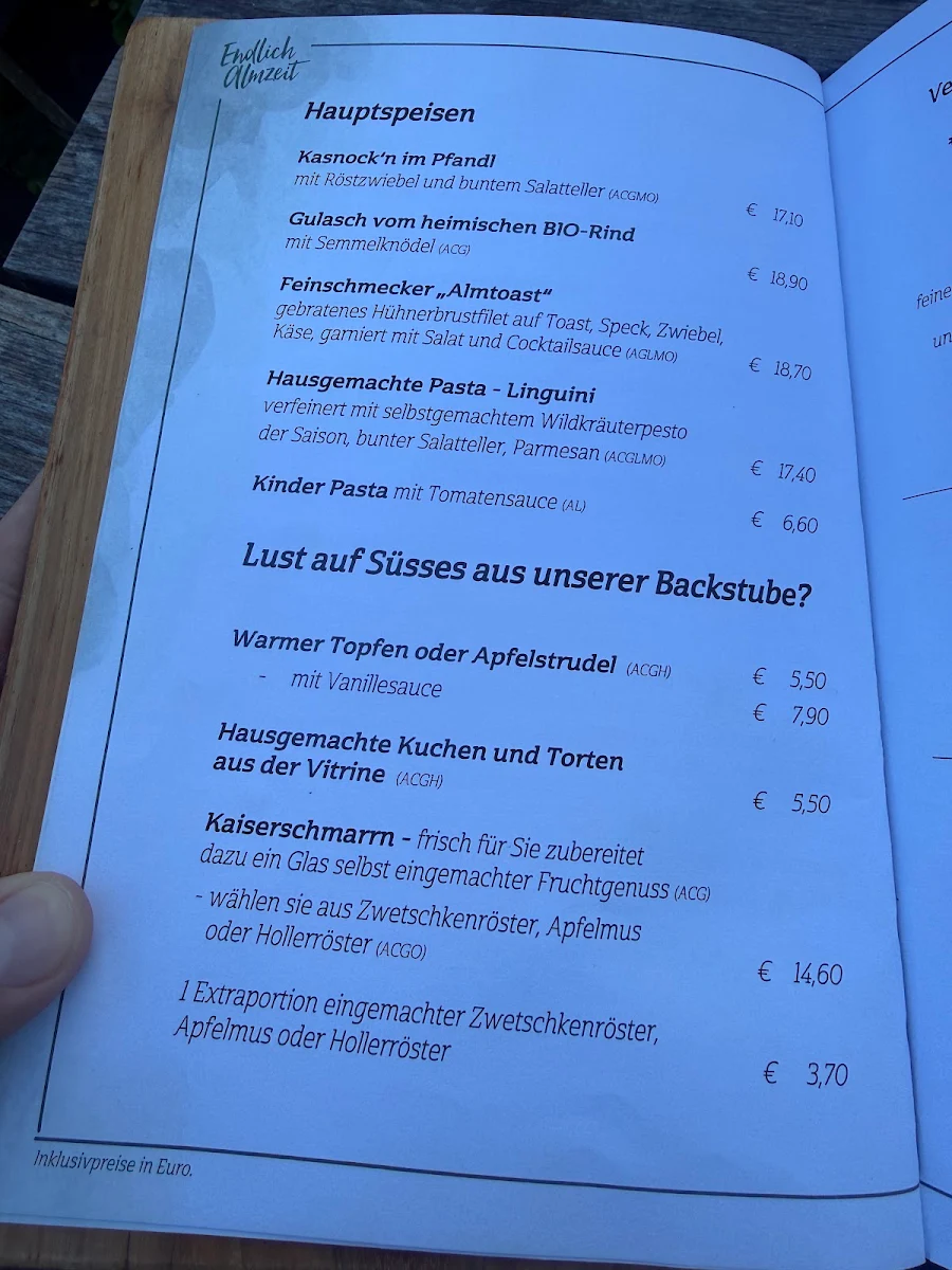 Speisekarte photo 1