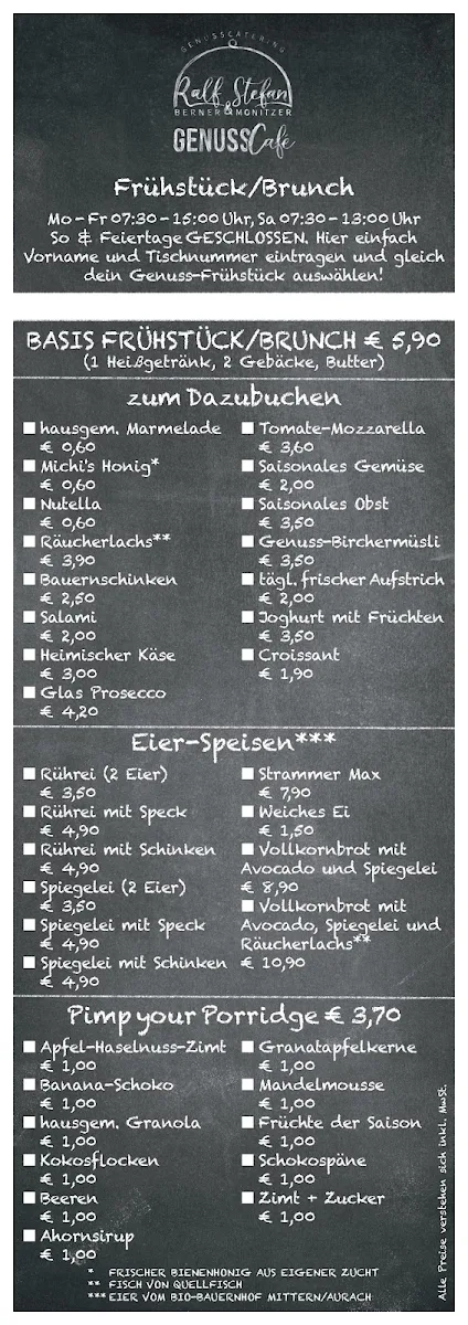 Speisekarte photo 1