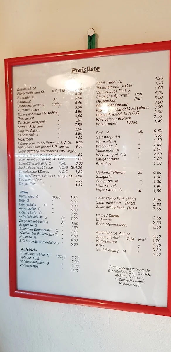 Speisekarte photo 3