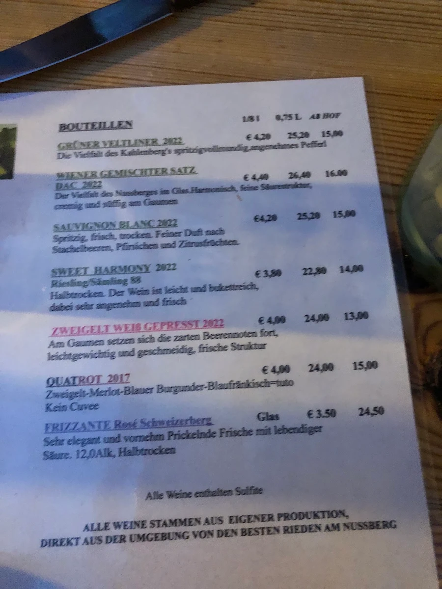 Speisekarte photo 5