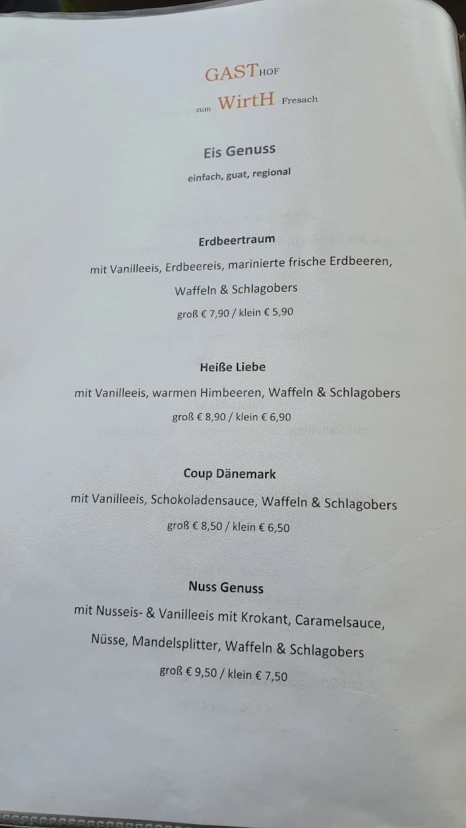 Speisekarte photo 1