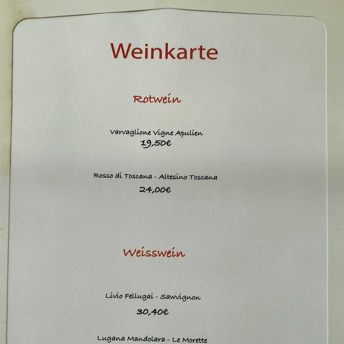 Speisekarte photo 10