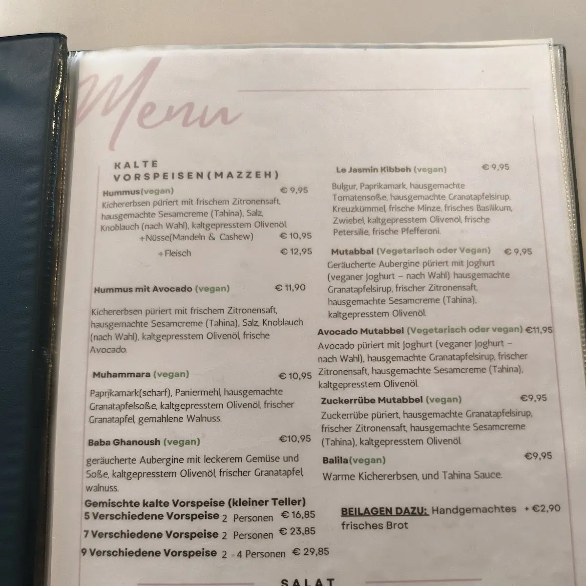 Speisekarte photo 2