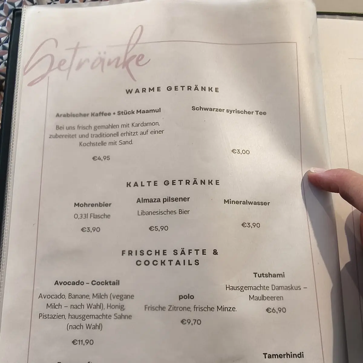 Speisekarte photo 3