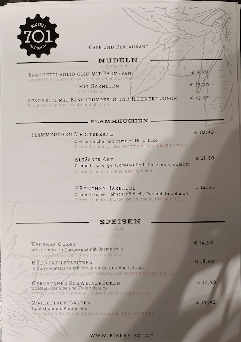 Speisekarte photo 2