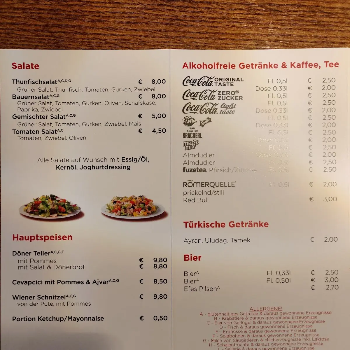 Speisekarte photo 2