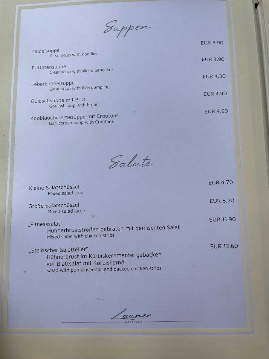 Speisekarte photo 4