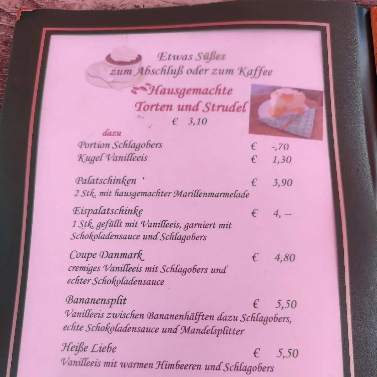 Speisekarte photo 6