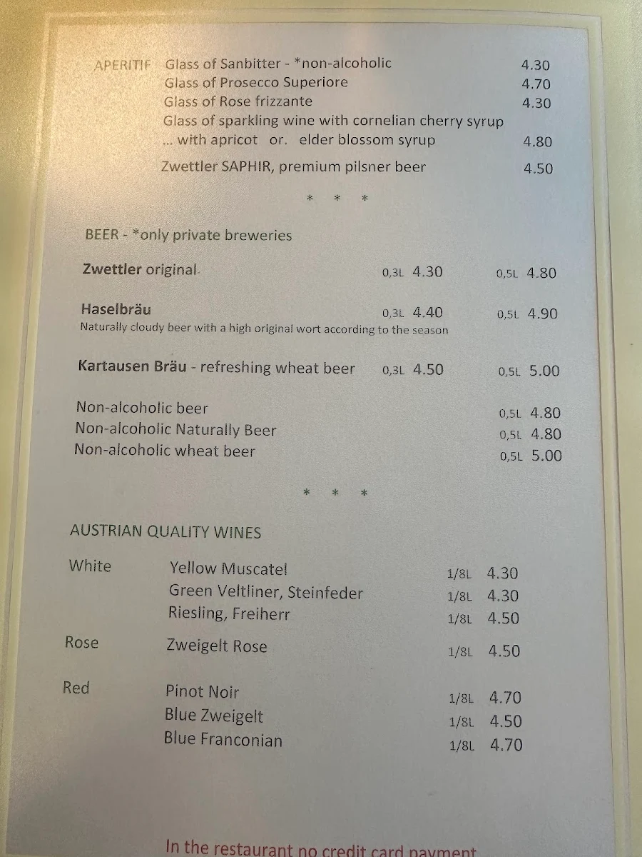 Speisekarte photo 3