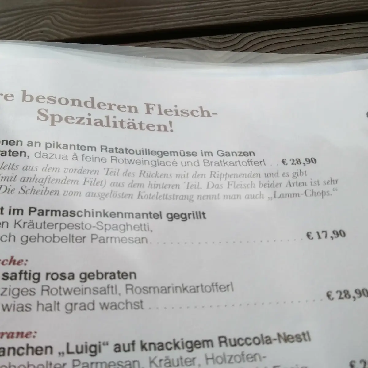 Speisekarte photo 6