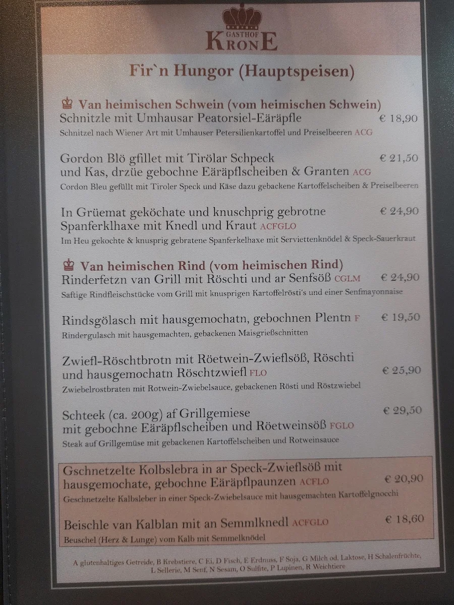 Speisekarte photo 7