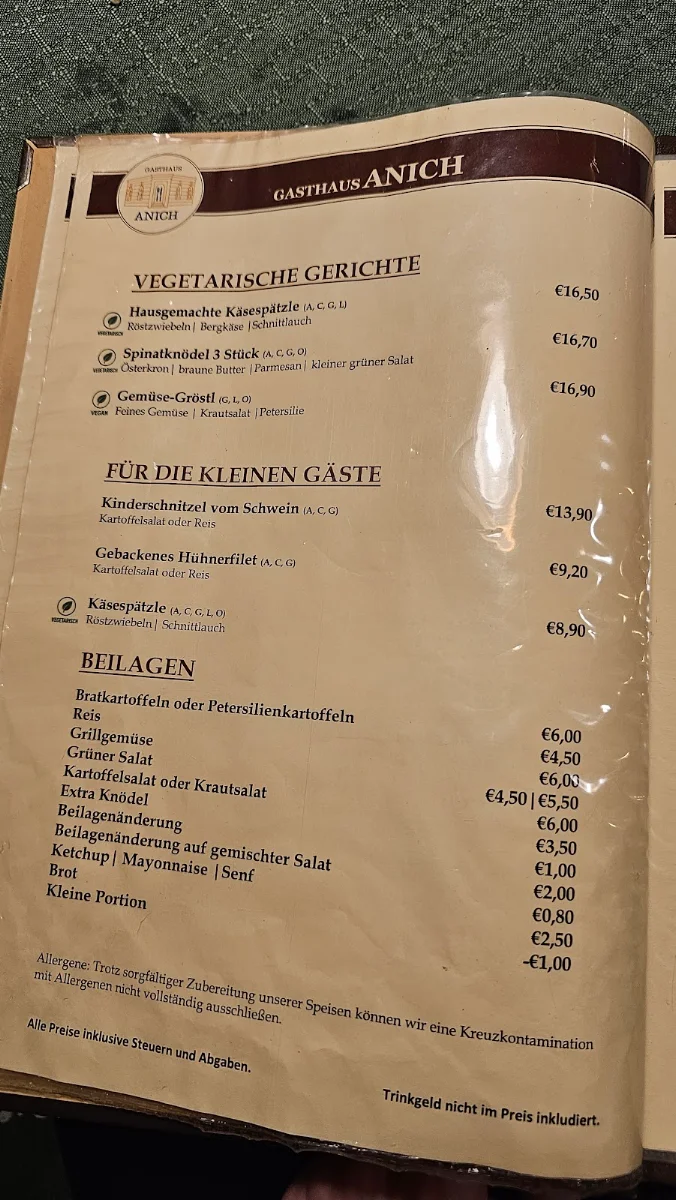Speisekarte photo 8