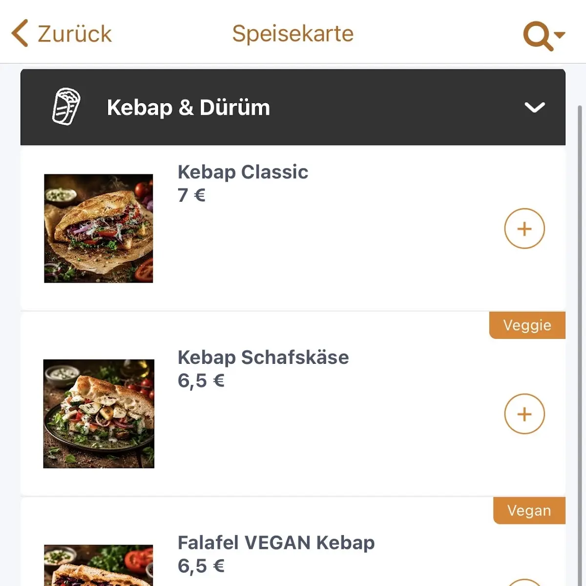 Speisekarte photo 2