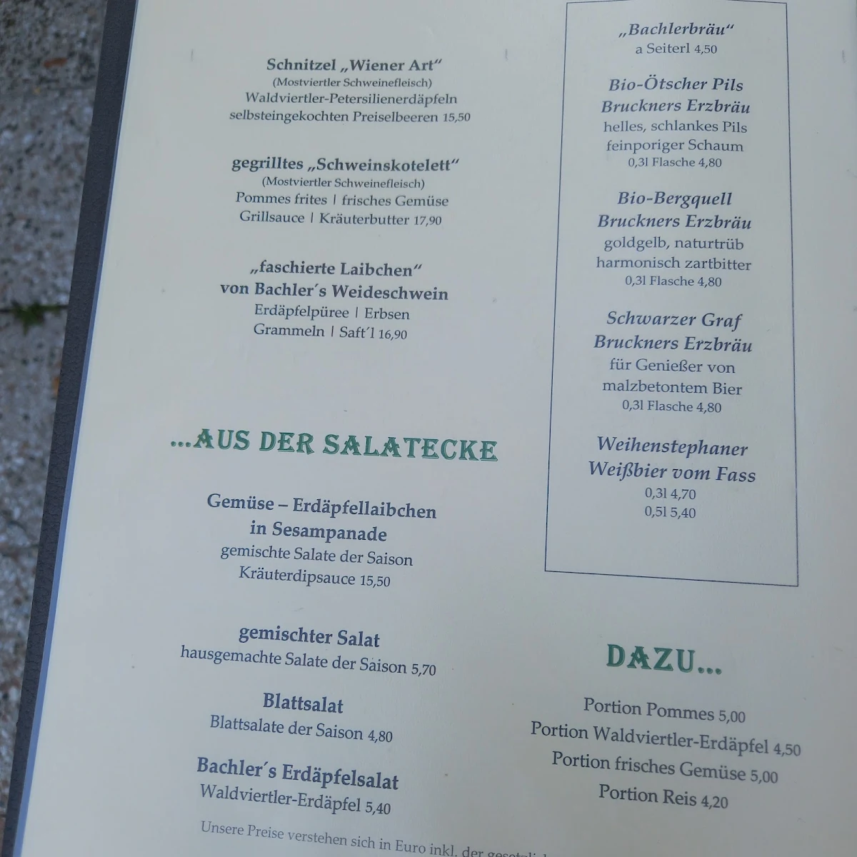 Speisekarte photo 10