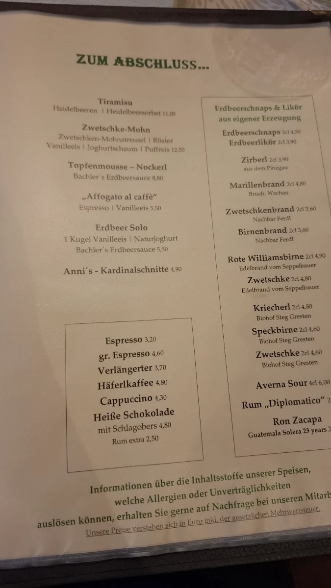Speisekarte photo 7