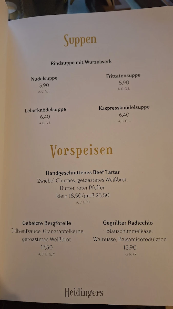 Speisekarte photo 1