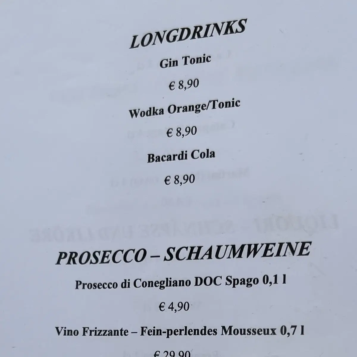 Speisekarte photo 9