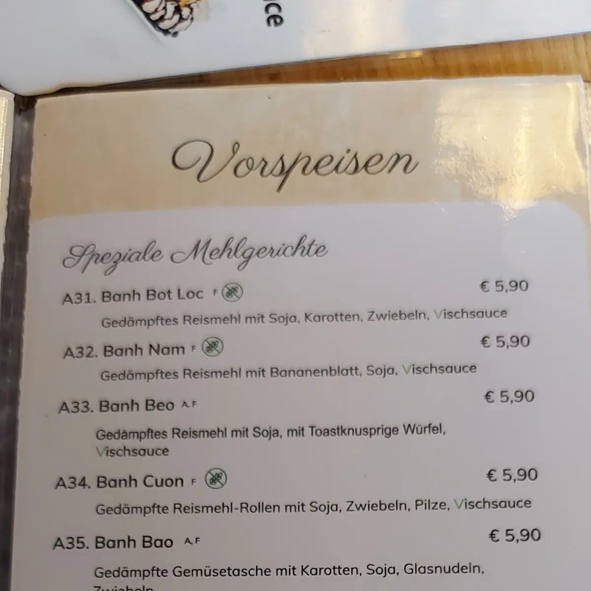 Speisekarte photo 4