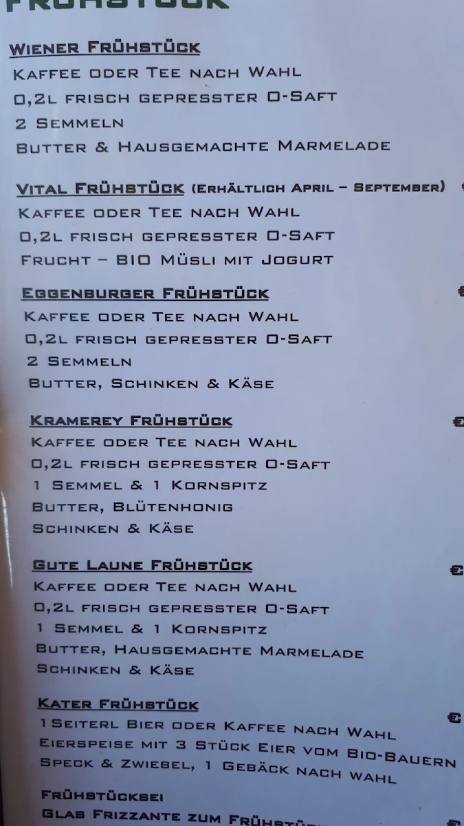 Speisekarte photo 4