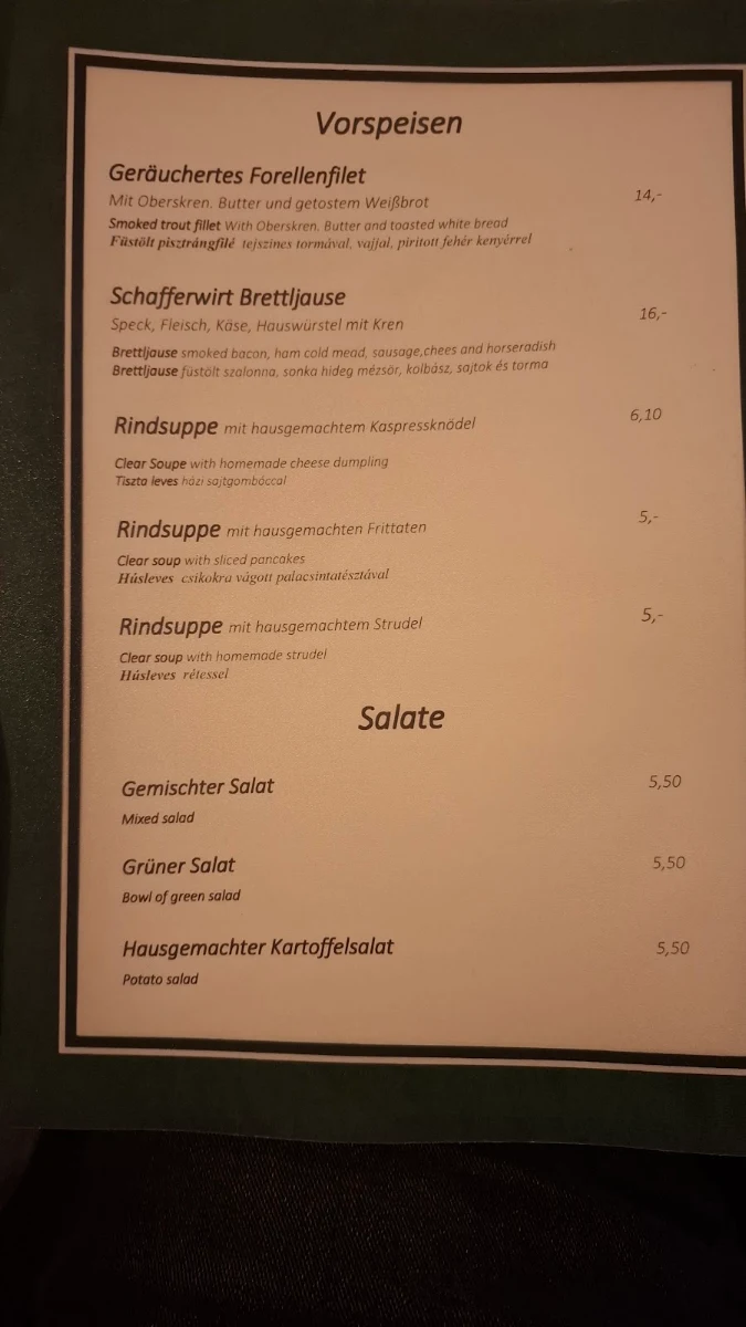 Speisekarte photo 2