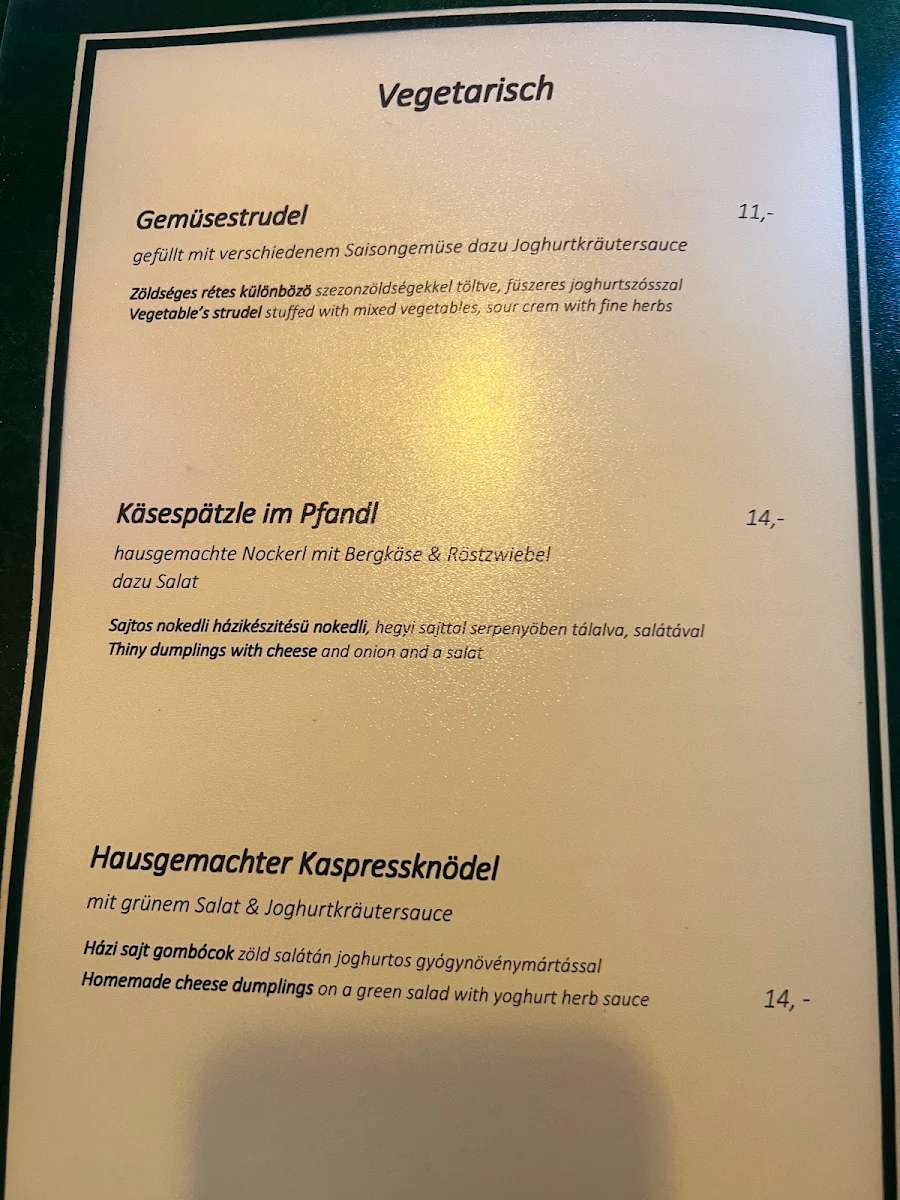 Speisekarte photo 3