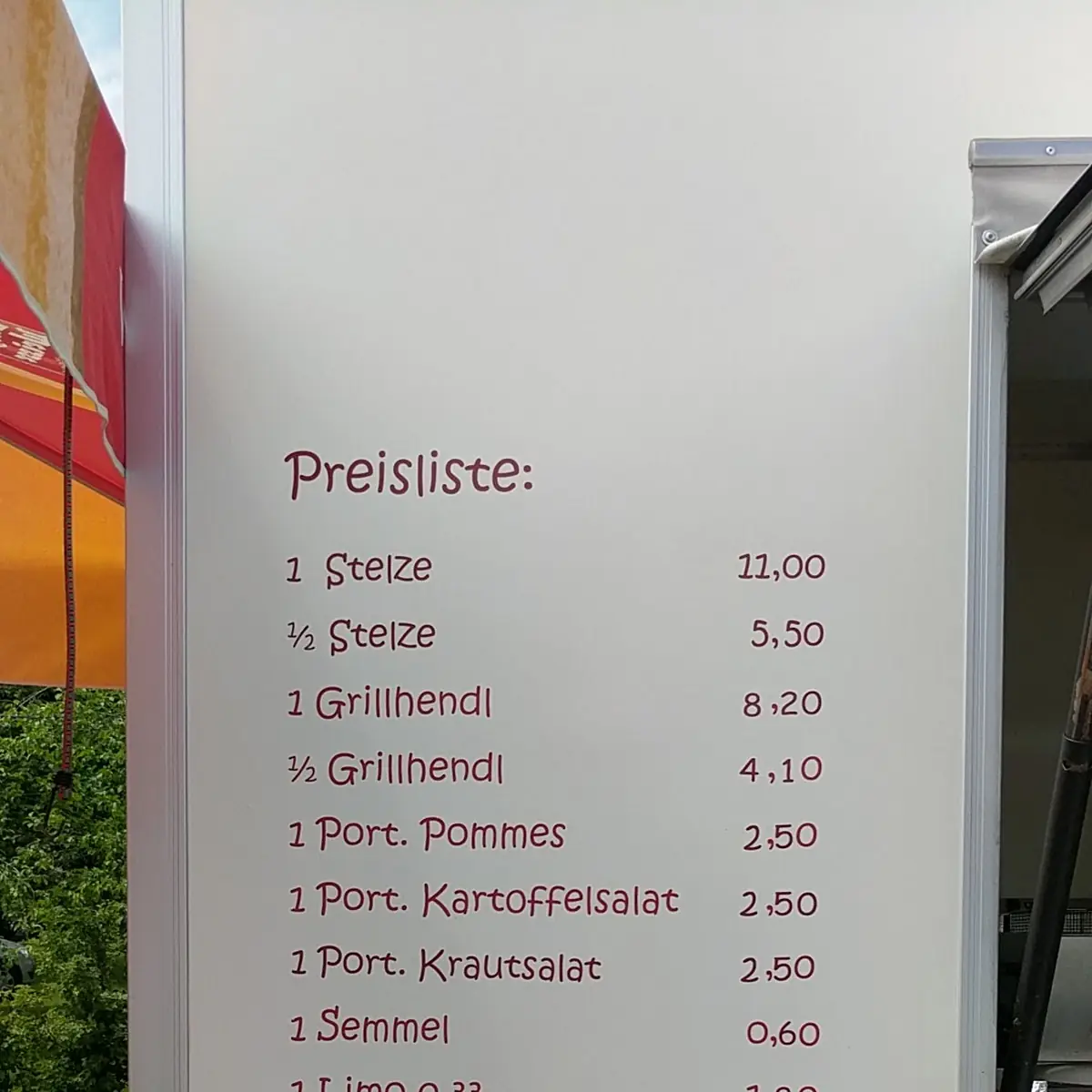 Speisekarte photo 2