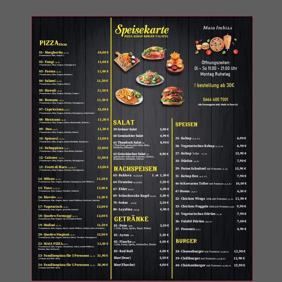 Speisekarte photo 1