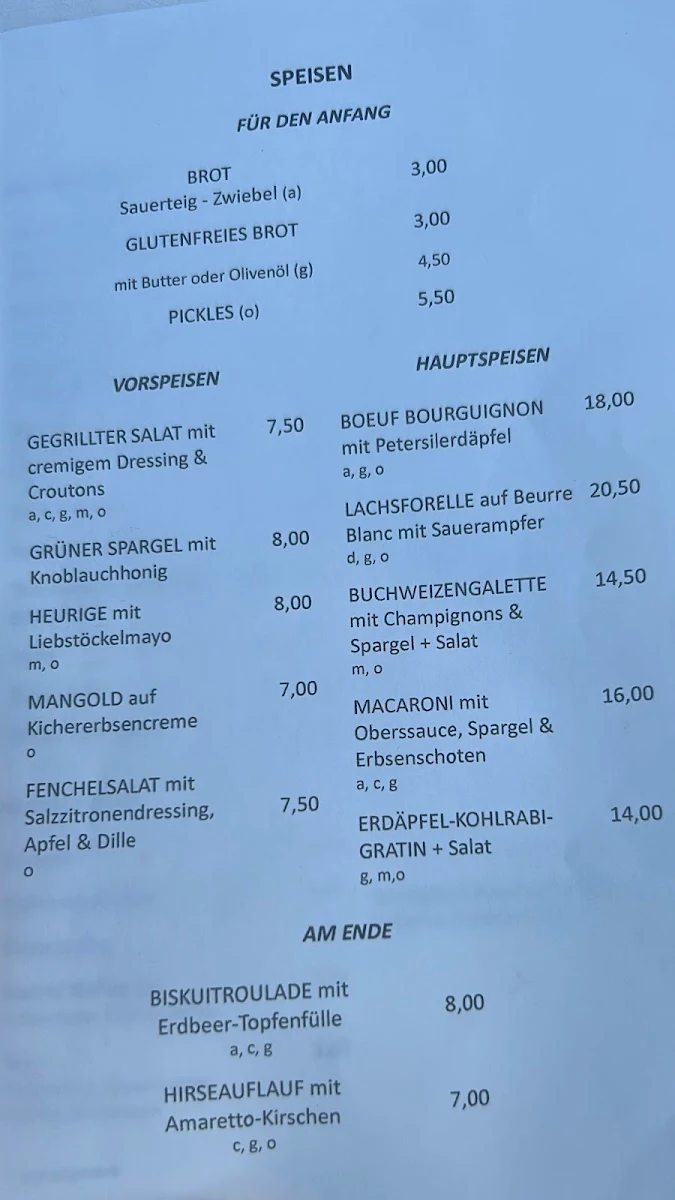 Speisekarte photo 2