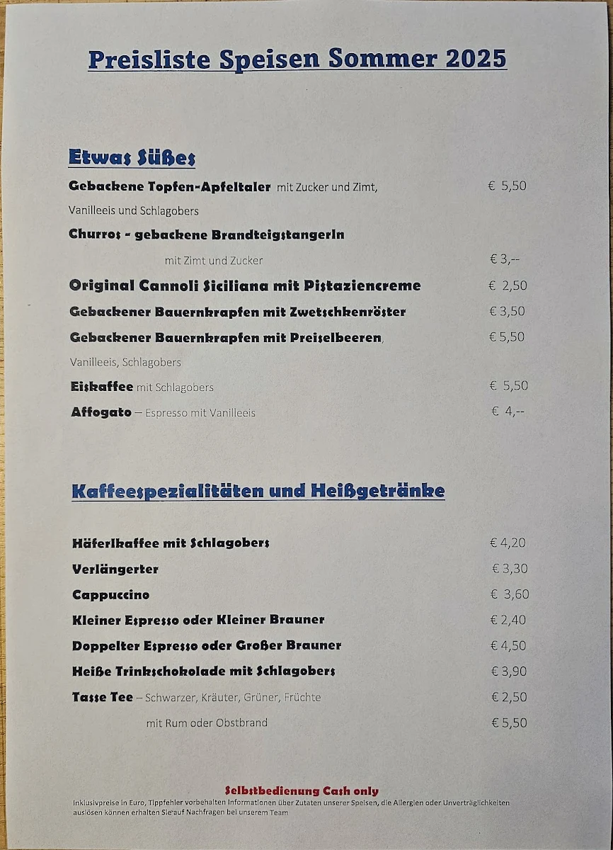 Speisekarte photo 1