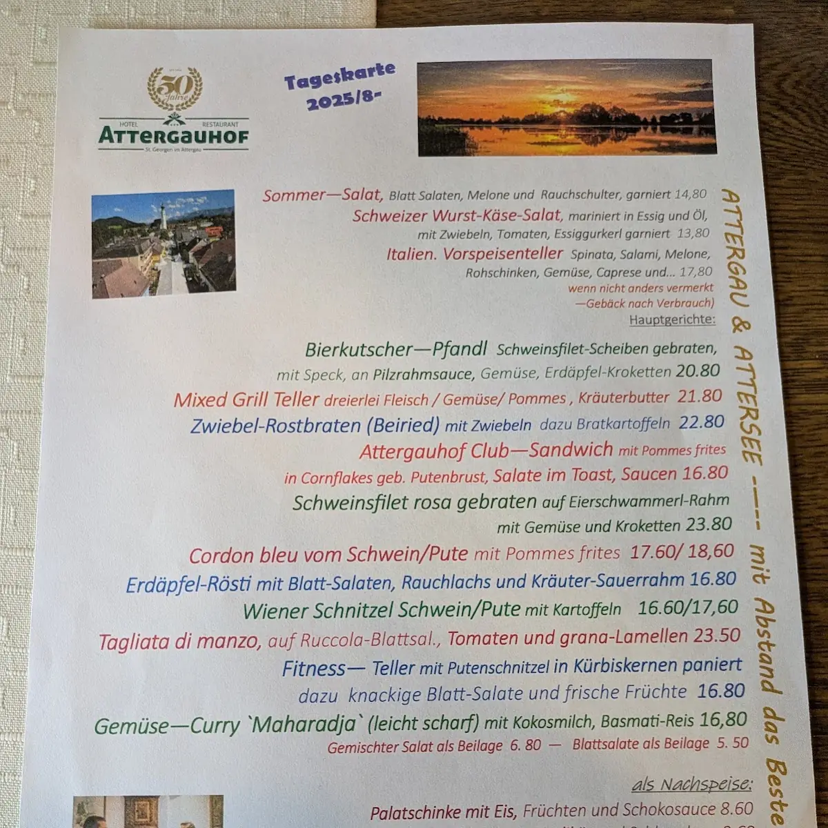Speisekarte photo 3