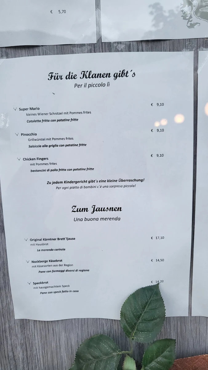 Speisekarte photo 1