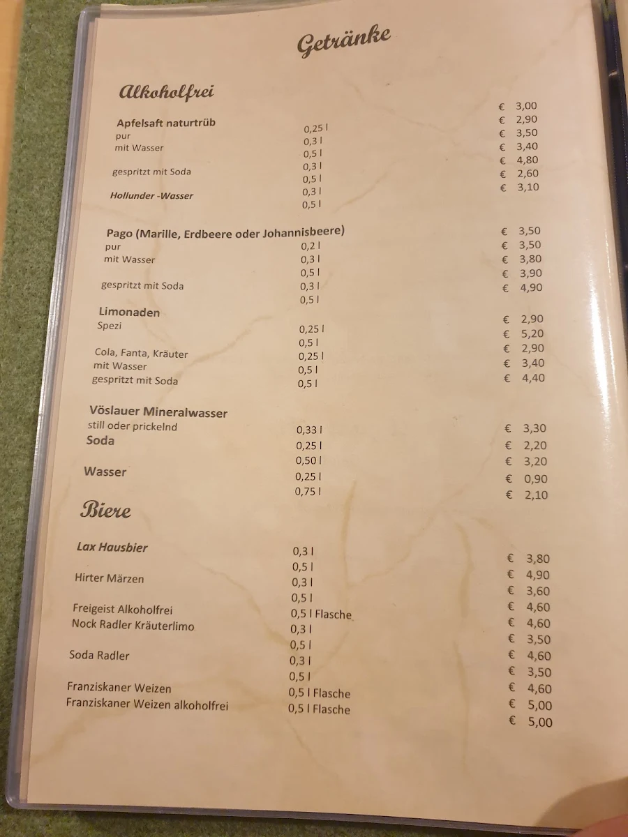 Speisekarte photo 4