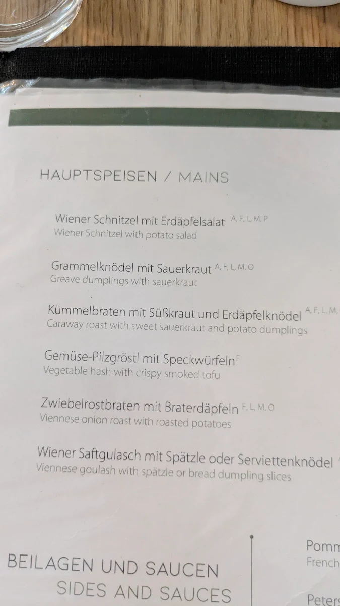 Speisekarte photo 1