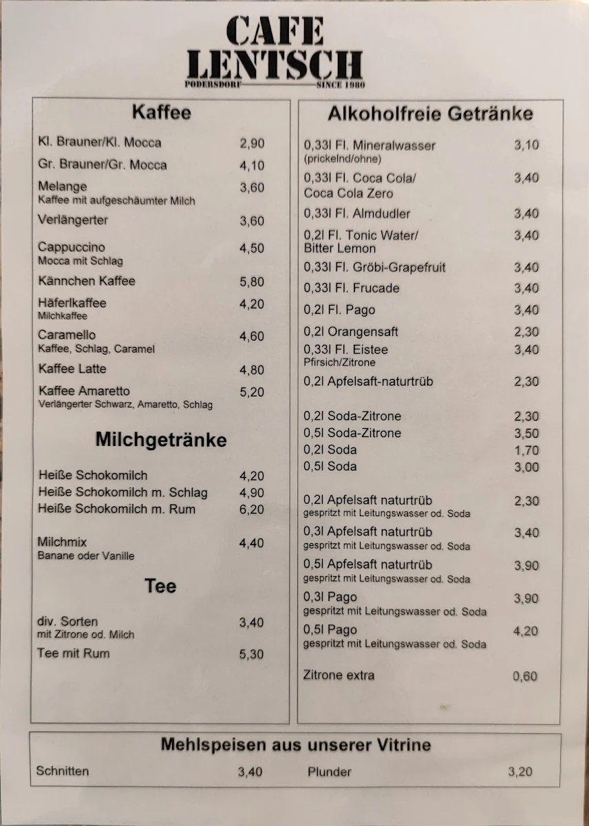 Speisekarte photo 1