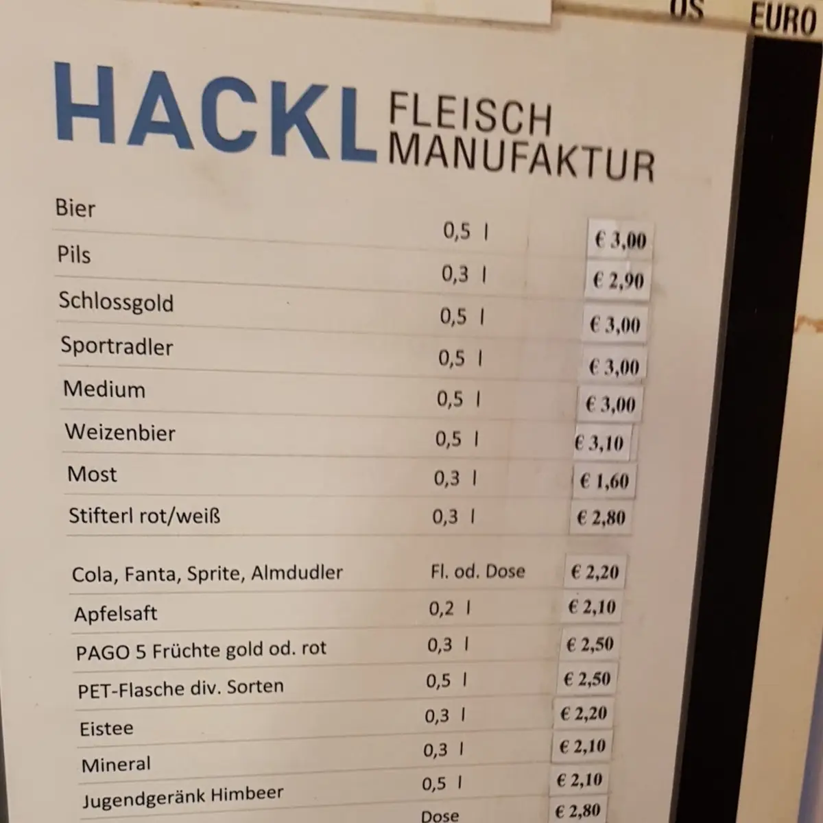 Speisekarte photo 2