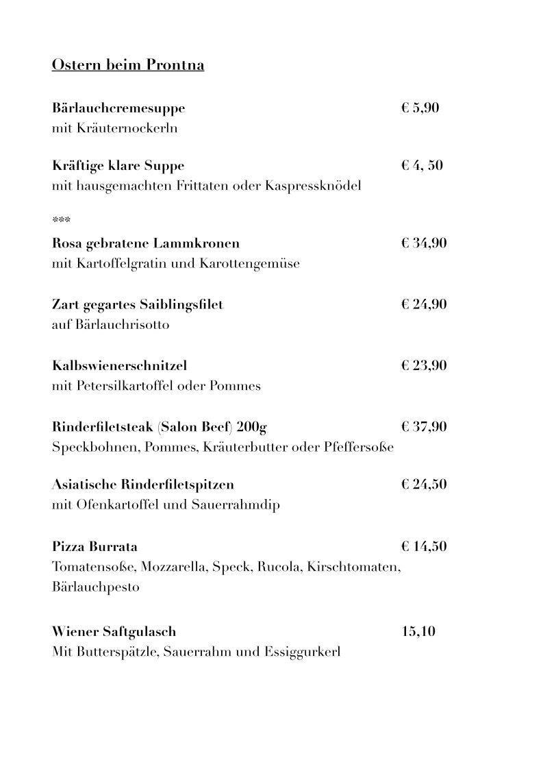 Speisekarte photo 1