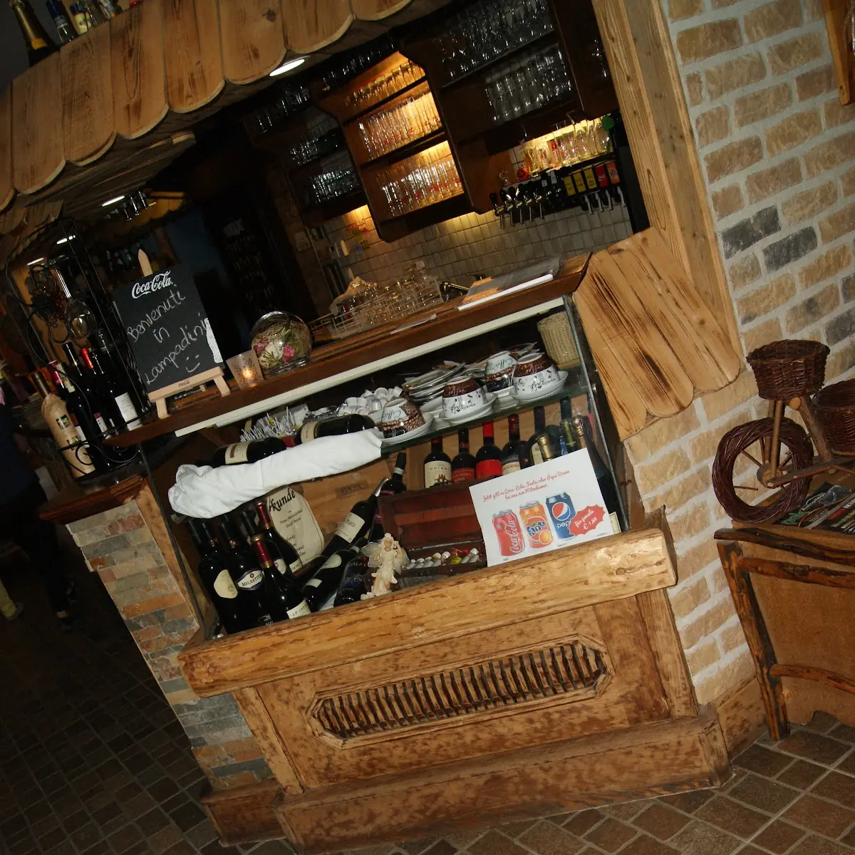Atmosphäre, Restaurant Lampadini