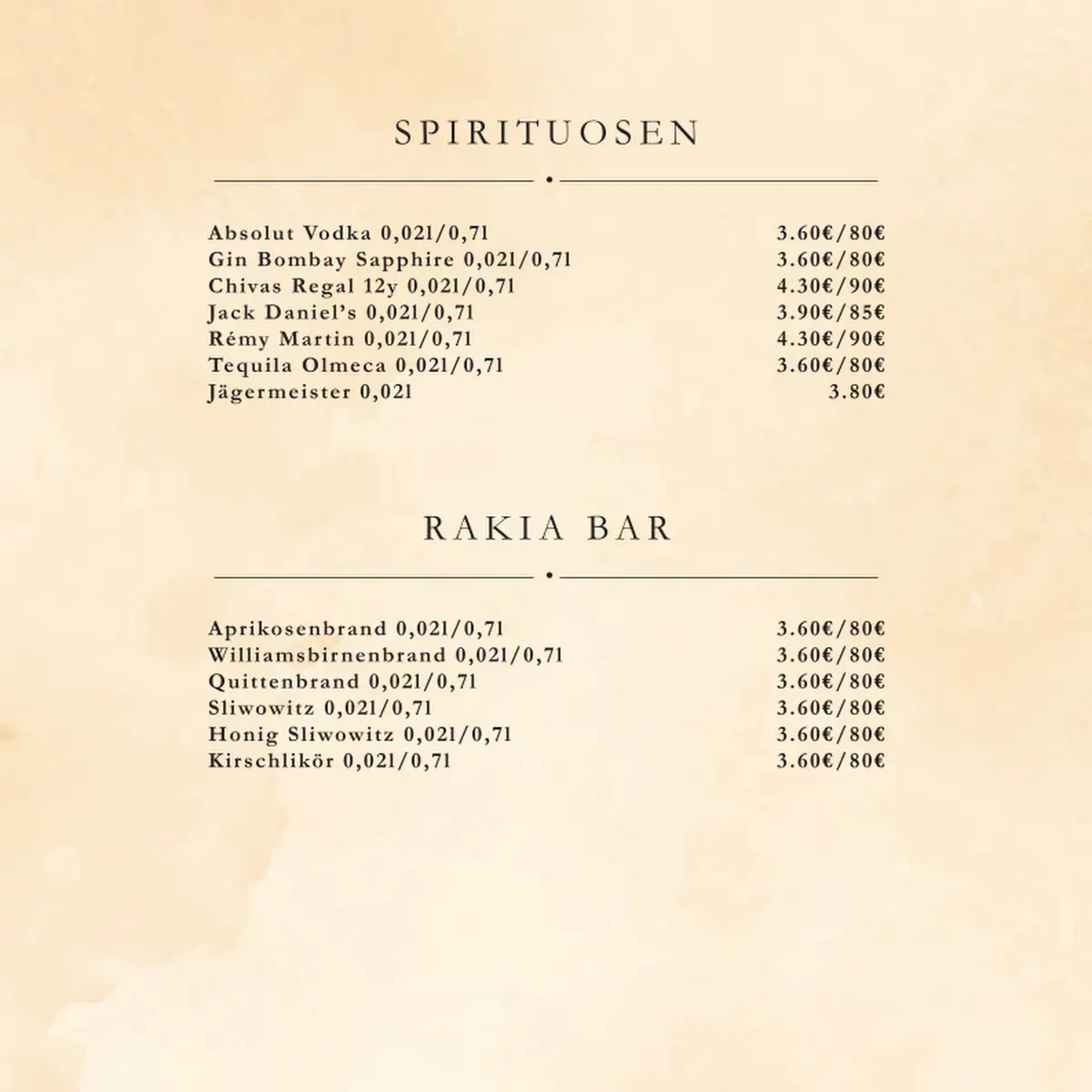 Speisekarte photo 4