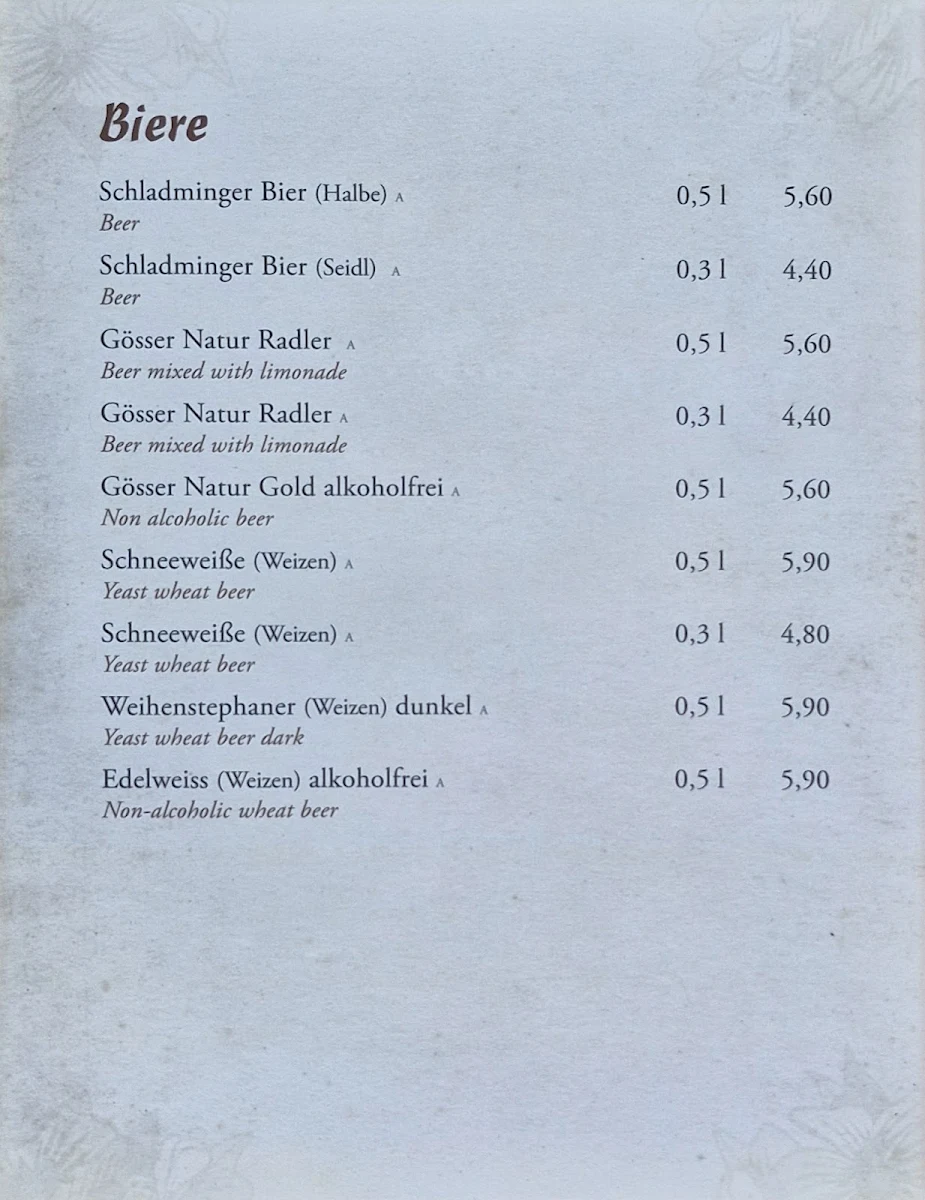 Speisekarte photo 3